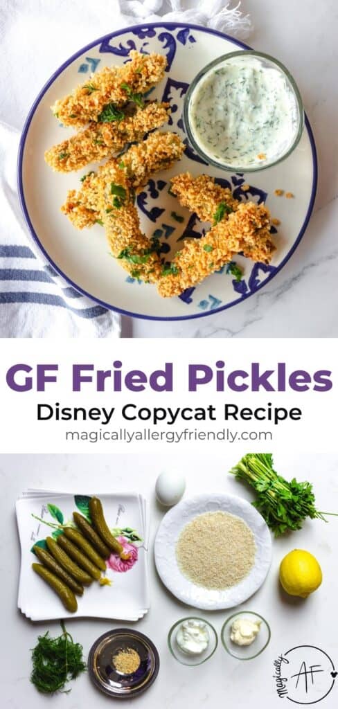 Gluten-Free Fried Pickles (Disney Copycat) pin image