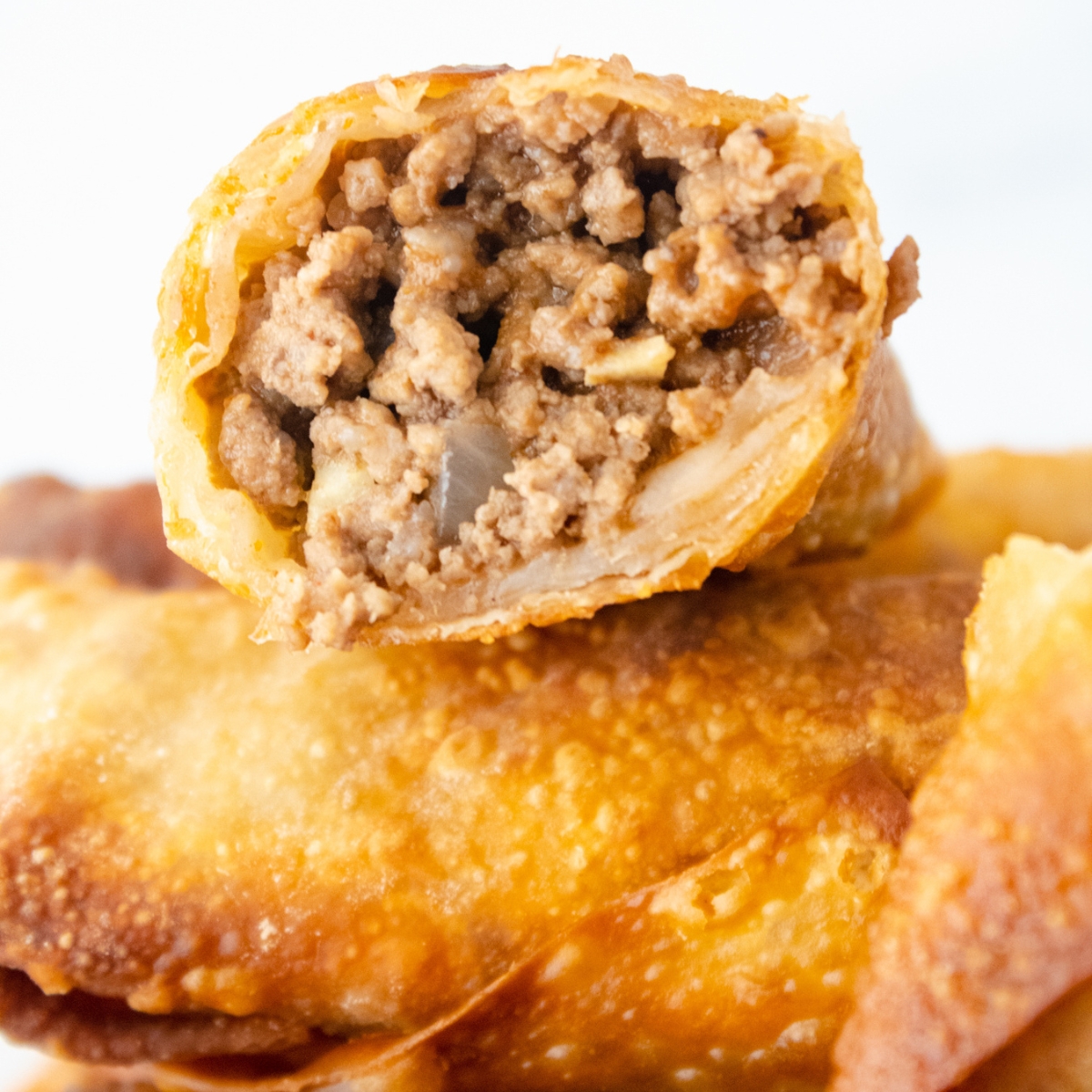 Cheeseburger Egg Rolls